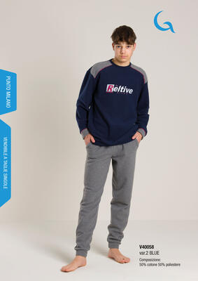 JUNGEN-PYJAMAS M/L V40058 Tellini S.R.L. Großhandelskleidung